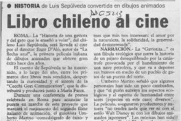 Libro chileno al cine  [artículo].