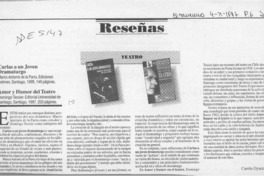 Reseñas  [artículo] Carola Oyarzún.