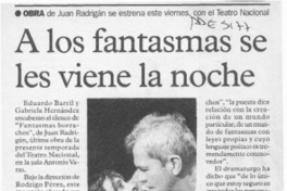 A los fantasmas se les viene la noche  [artículo].