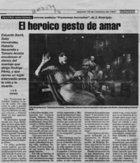El heroico gesto de amar  [artículo] C. G. M.