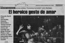 El heroico gesto de amar  [artículo] C. G. M.