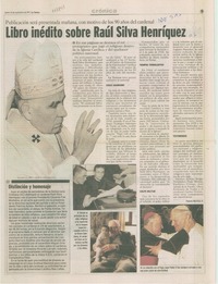 Libro inédito sobre Raúl Silva Henríquez