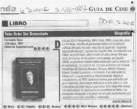 Todo debe ser demasiado