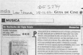 Un muchacho del siglo veinte