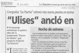 "Ulises" ancló en la Estación Mapocho  [artículo].