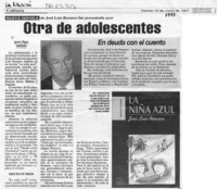 Otra de adolescentes  [artículo] Ignacio Iñíguez.