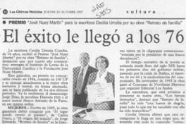 El Exito le llegó a los 76  [artículo].