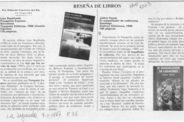 Reseña de libros  [artículo] Eduardo Guerrero del Río.