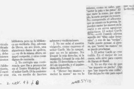 Respuesta  [artículo] Miguel Arteche.