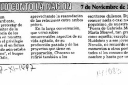 Santos Chocano entre nosotros  [artículo].