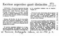 Escritor argentino ganó Premio Planeta  [artículo].