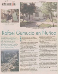 Rafael Gumucio en Ñuñoa