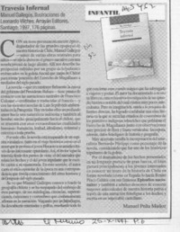 Travesía infernal  [artículo] Manuel Peña Muñoz.