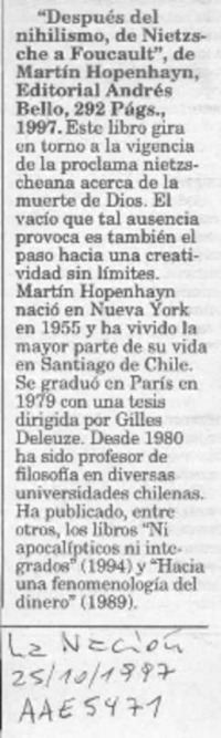 Letras actuales  [artículo].