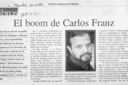 El boom de Carlos Franz  [artículo] Javier Ibacache V.