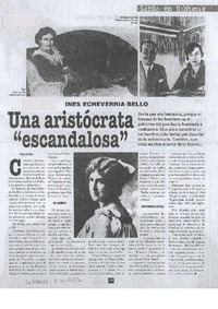 Una aristócrata "escandalosa"