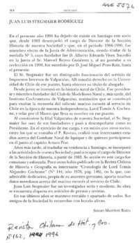 Juan Luis Stegmaier Rodríguez  [artículo] Sergio Martínez Baeza.