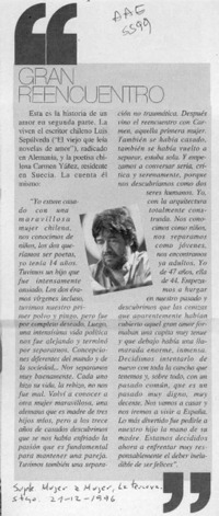 Amores en dos capítulos  [artículo] Mónica Rojas R.