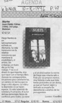 Norte  [artículo] Lilioska Yankovic.