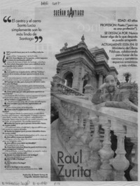 Raúl Zurita  [artículo] M. Beatriz Ventosa M.