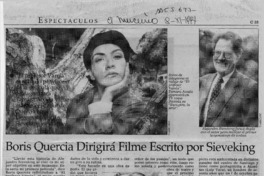 Boris Quercia dirigirá filme escrito por Sieveking