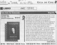 Todo debe ser demasiado