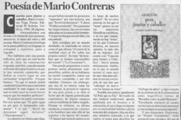 Poesía de Mario Contreras