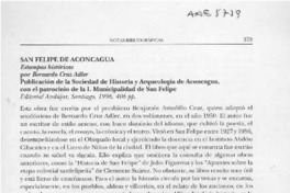 San Felipe de Aconcagua  [artículo] Sergio Martínez Baeza.