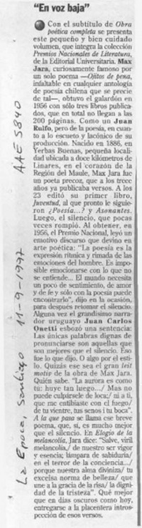 "En voz baja"  [artículo].