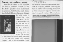 Poesía, surrealismo, amor  [artículo].