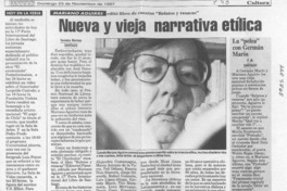 Nueva y vieja narrativa etílica  [artículo] Verónica Marinao.