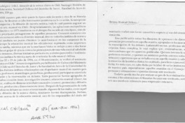 Situación de la música clásica en Chile  [artículo] Cristián Guerra Rojas.