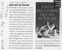 Partes del cuerpo que no se tocan  [artículo].