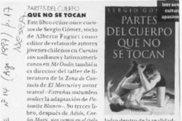 Partes del cuerpo que no se tocan  [artículo].