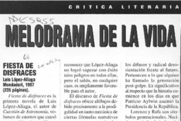 Melodrama de la vida  [artículo] José Promis.