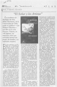 "El Soñar y los artistas"  [artículo]