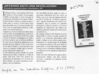 Estamos ante una revolución?  [artículo].