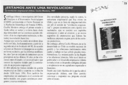 Estamos ante una revolución?  [artículo].