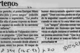 Tangos porteños  [artículo] Antonio J. Salgado.