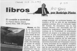 El corazón a contraluz  [artículo] Rodrigo Pinto.