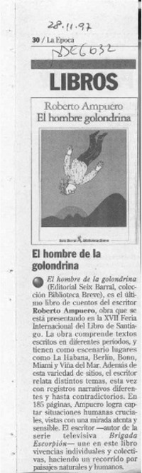 El Hombre de la golondrina  [artículo].