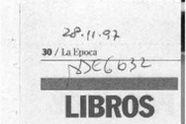 El Hombre de la golondrina  [artículo].