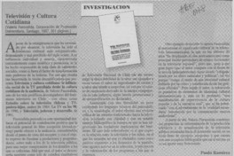 Televisión y Cultura cotidiana