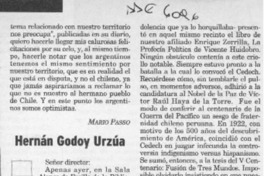Hernán Godoy Urzúa  [artículo] Pedro Godoy P.