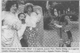En la Vega Central estrenarán el montaje "La familia chilena"  [artículo].