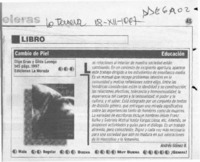 Cambio de piel  [artículo] Andrés Gómez B.