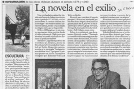 La Novela en el exilio  [artículo].