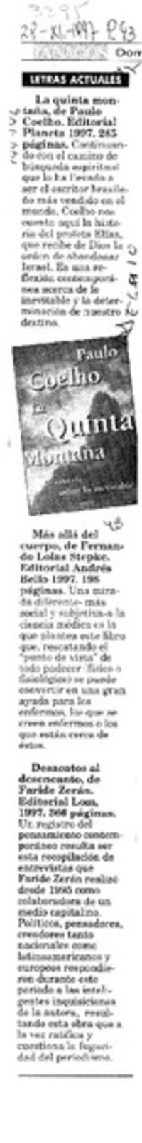 Letras actuales  [artículo].