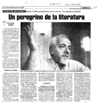Un peregrino de la literatura  [artículo] Elisa Cárdenas.
