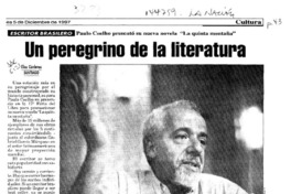 Un peregrino de la literatura  [artículo] Elisa Cárdenas.